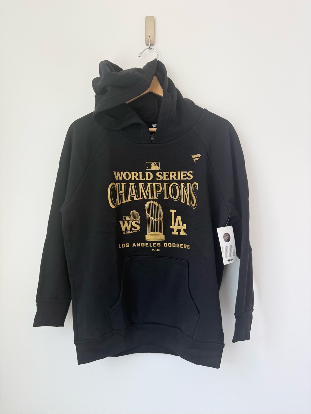 fanatics los angles dodger 2024 Black World Series Champions Hoodie